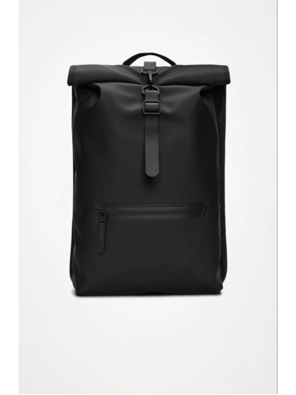 Rains Rolltop Waterproof Rucksack Backpack Black